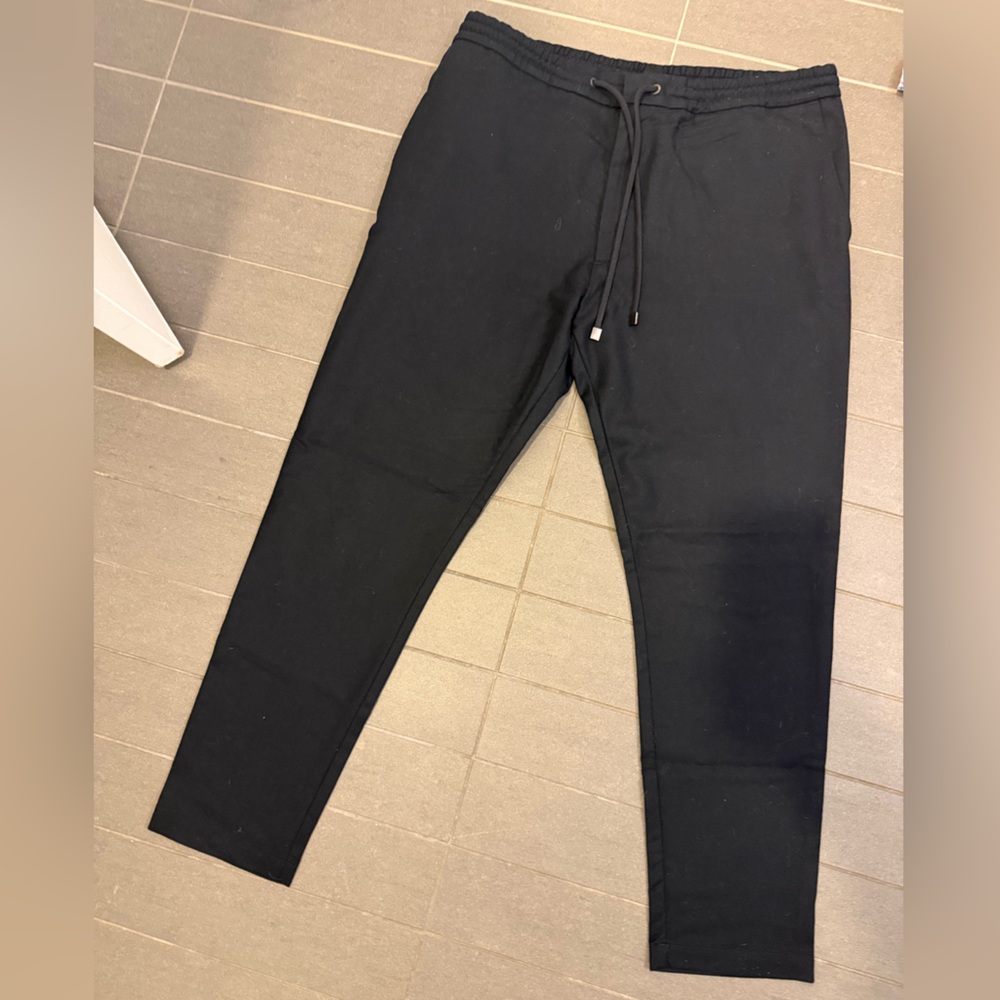 Boss Black Patterned Pants